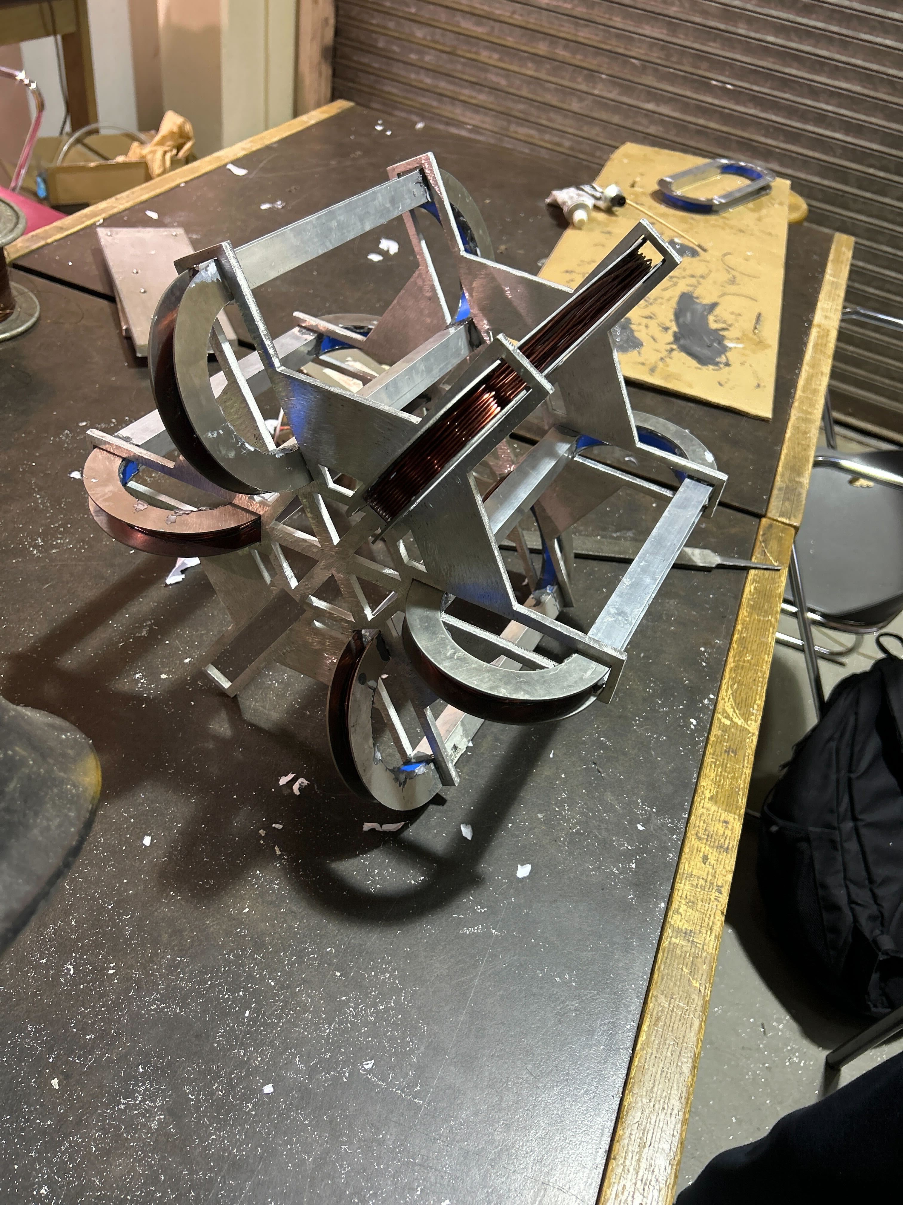 Laboratory build of a researched model tested by the engineering team.